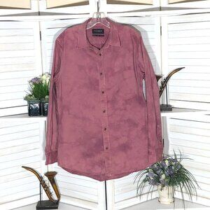 Pacsun Oversized Tie Dye Cotton Shirt Purple Pink Large
